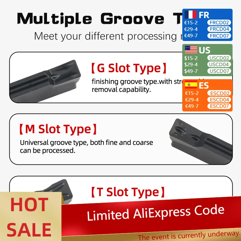 

YZ5115 Advanced Carbide Grooving Inserts - MGMN 150/200/250/300/400/500/600 CNC Grooving Tools, Suitable for Cast Iron Machining