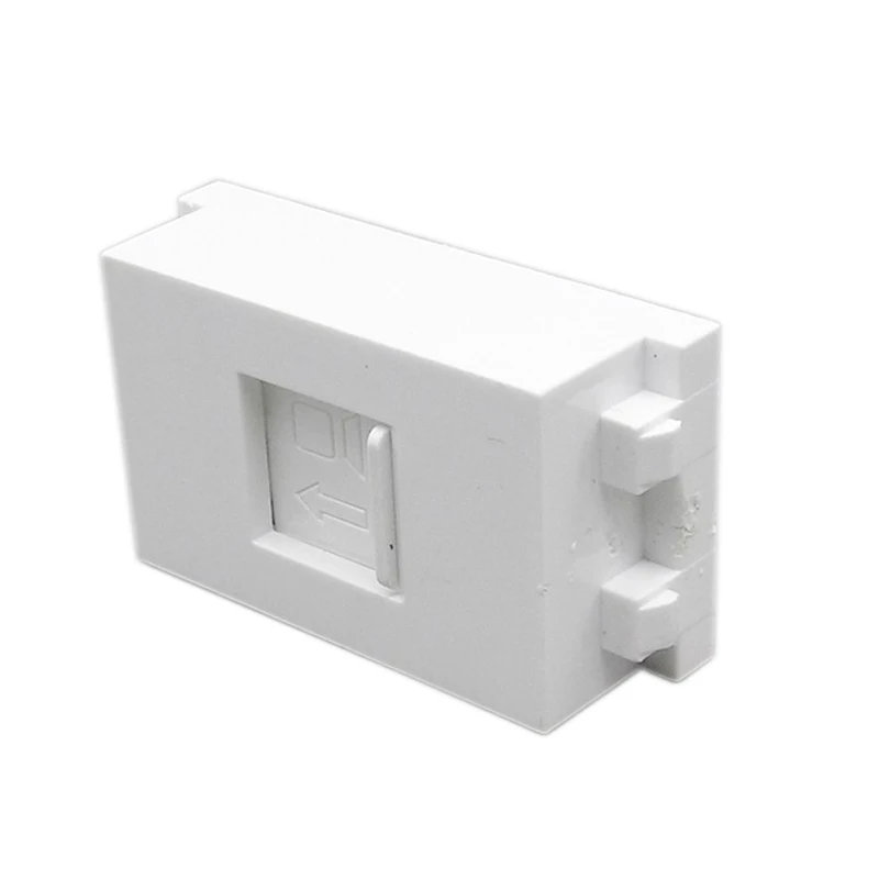 Sliding Door Slot Socket Blank Spacer Empty Modules For Insert 1 RJ45 LAN Network Keystone Connector Plug