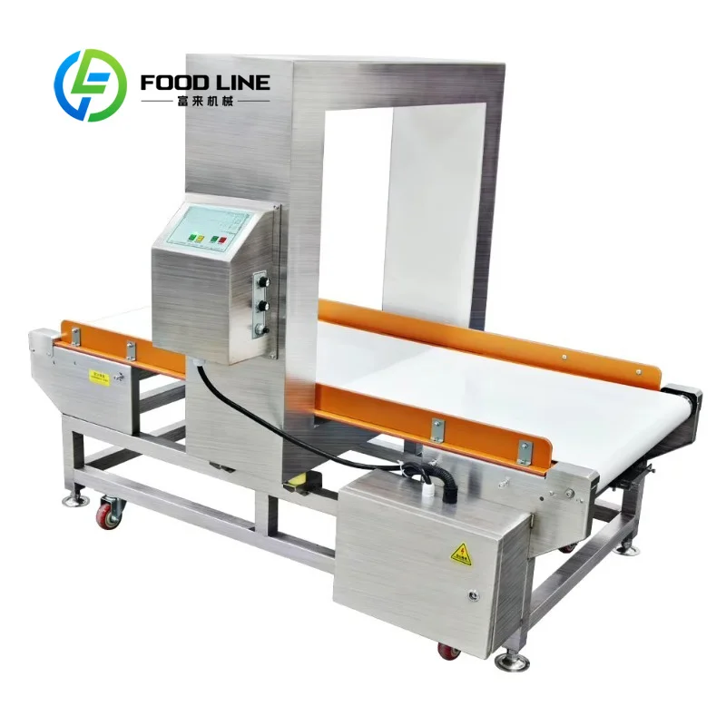 Customize High Accuracy Food Metal Detector Machine Conveyor Type Large Aperture For Biscuit Snack Bulk Food Factory Production