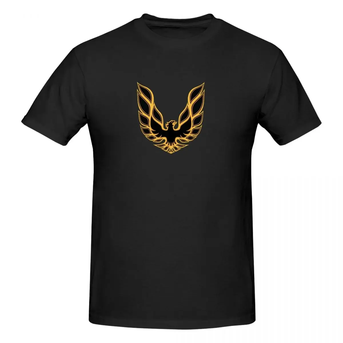 100% Cotton Pontiac Trans Am Firebird Bandit Golden T-shirt Men Funny Oversized T Shirt Men O-Neck Summer Shirts Tops S-6XL