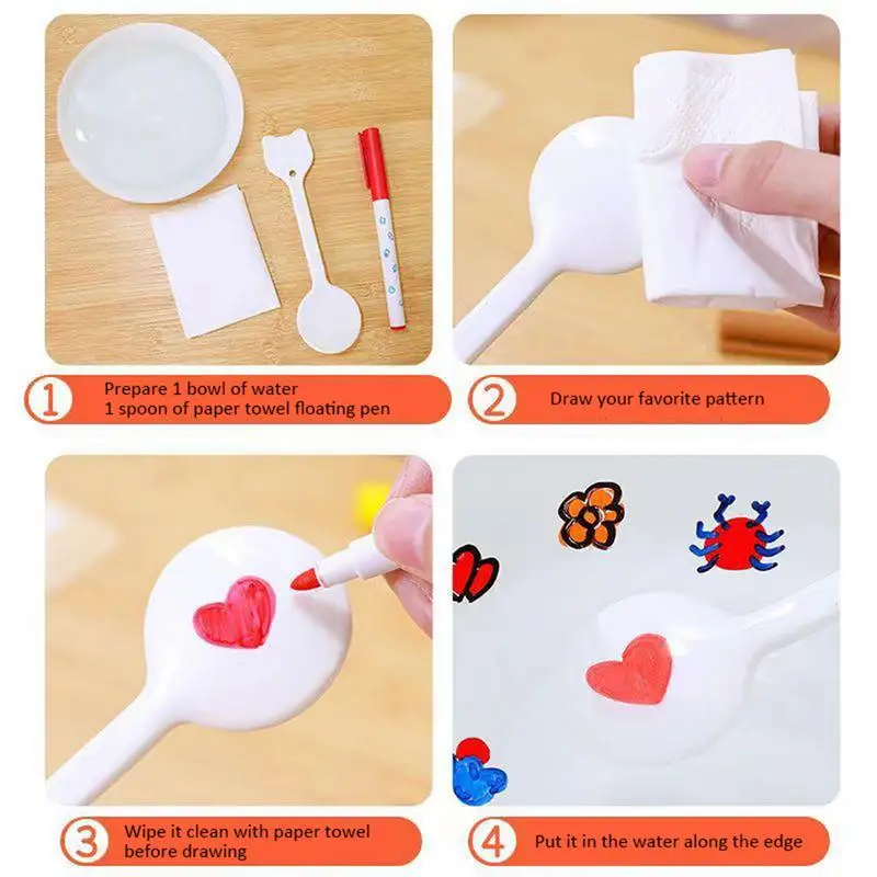 Rotuladores de pintura al agua para niños, marcadores de pizarra blanca de secado rápido, no irritantes, a prueba de fugas, 12X