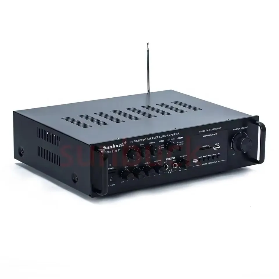 【開封済・未使用】Sunbuckオーディオサウンドアンプ TAV-6188BT Amazon.co.jp: HiFiパワーホームアンプ Bluetoothオーディオサウンド