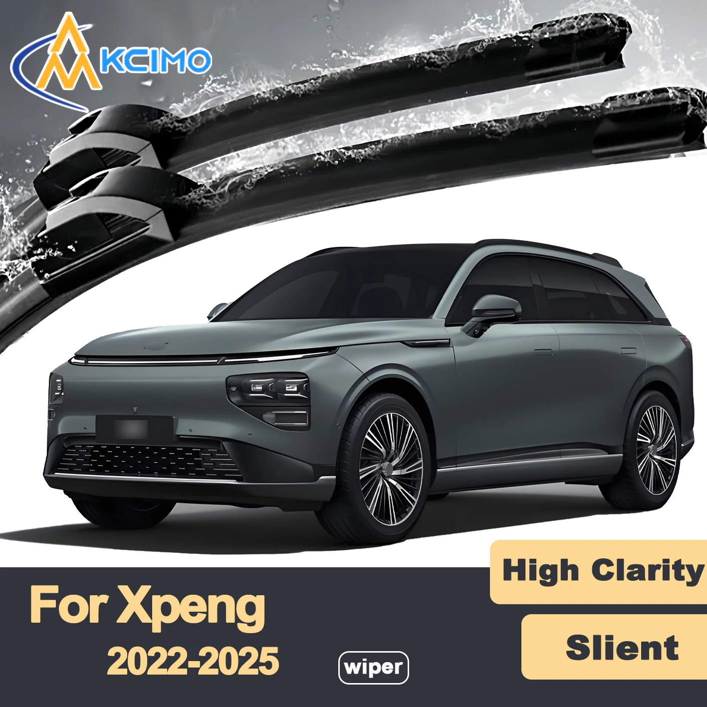 

Premium Rubber Durable Silent Windshield Wiper Blades 2pcs for Xpeng G9 2022-2025 Front Wiper Blades Set