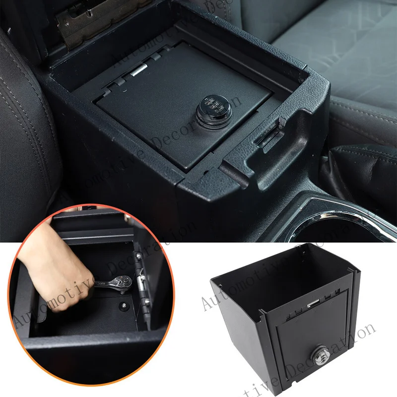 Z+ Center Console Safe Vault Storage Box For Toyota Tacoma 2016-2022
