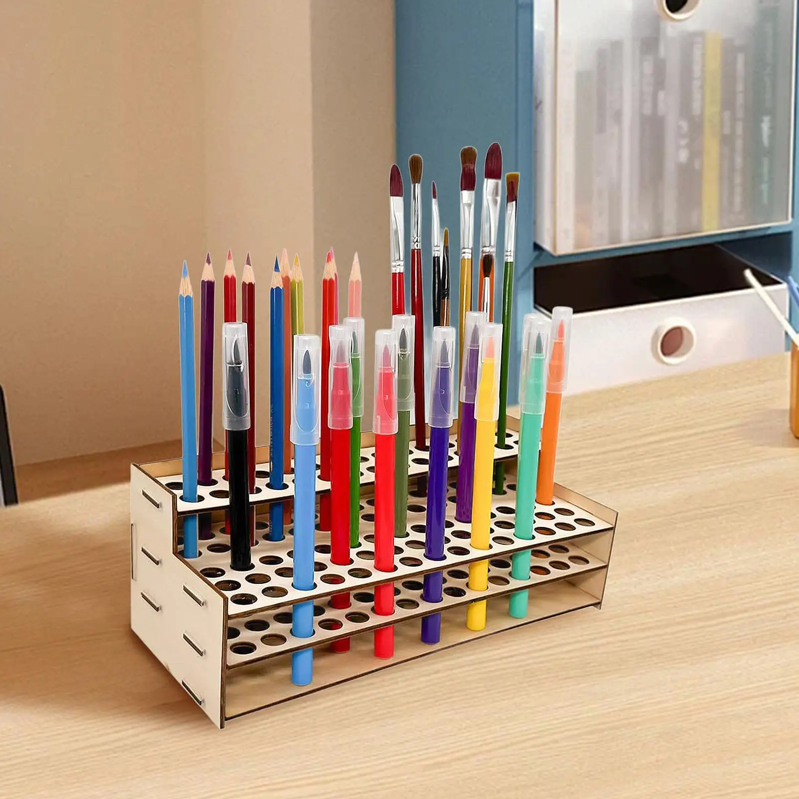 Pinselhalter, Farbstifthalter für Modell, Malerei, Stift, Büro, Tischplatte