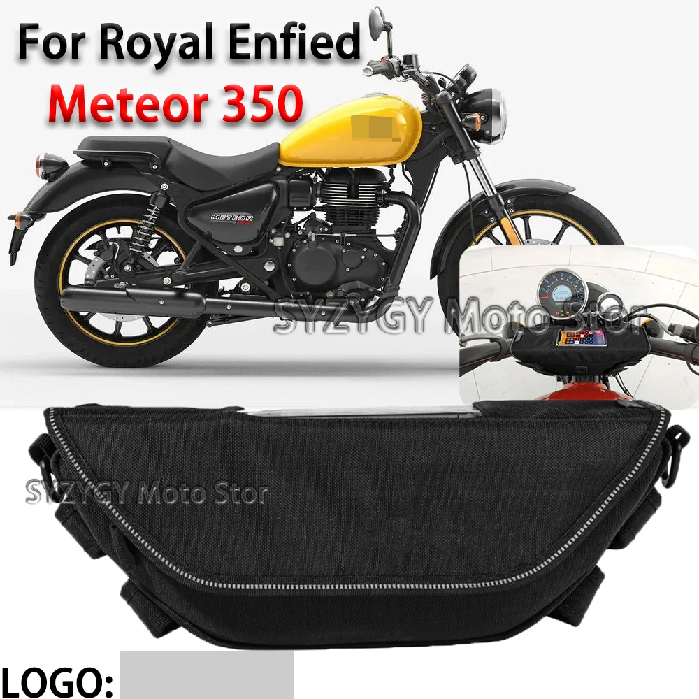 For Royal Enfied Meteor 350 Motorcycle Bag Motorcycle Bag Fashion Outdoor Adventure Mobile Navigation Travel Bag