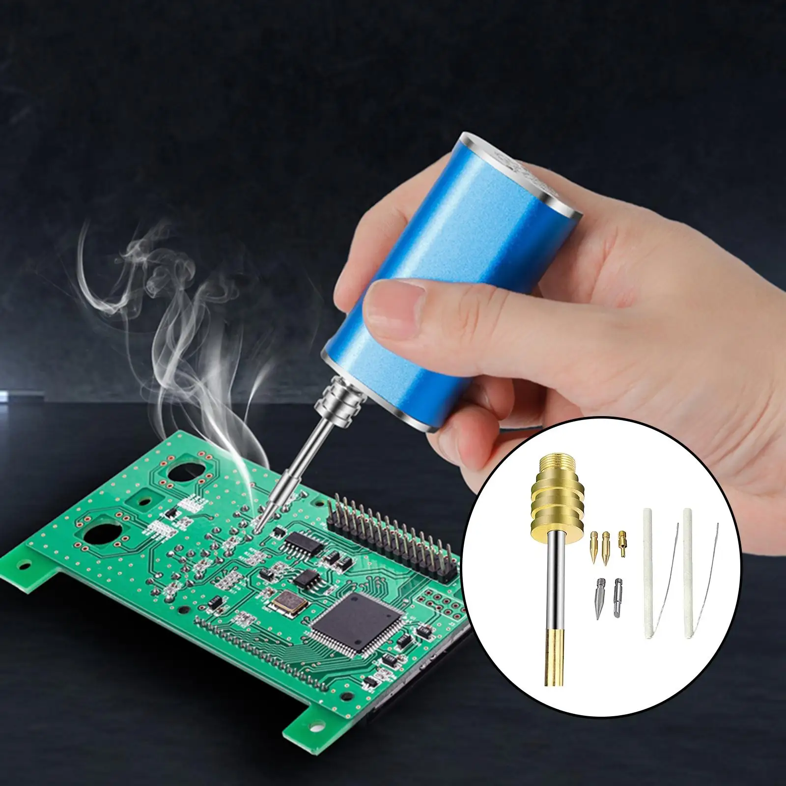 

, Сменный USB-паяльник, 30 Вт, сварочный аксессуар, сварочный аксессуар для пайки интерфейса 510