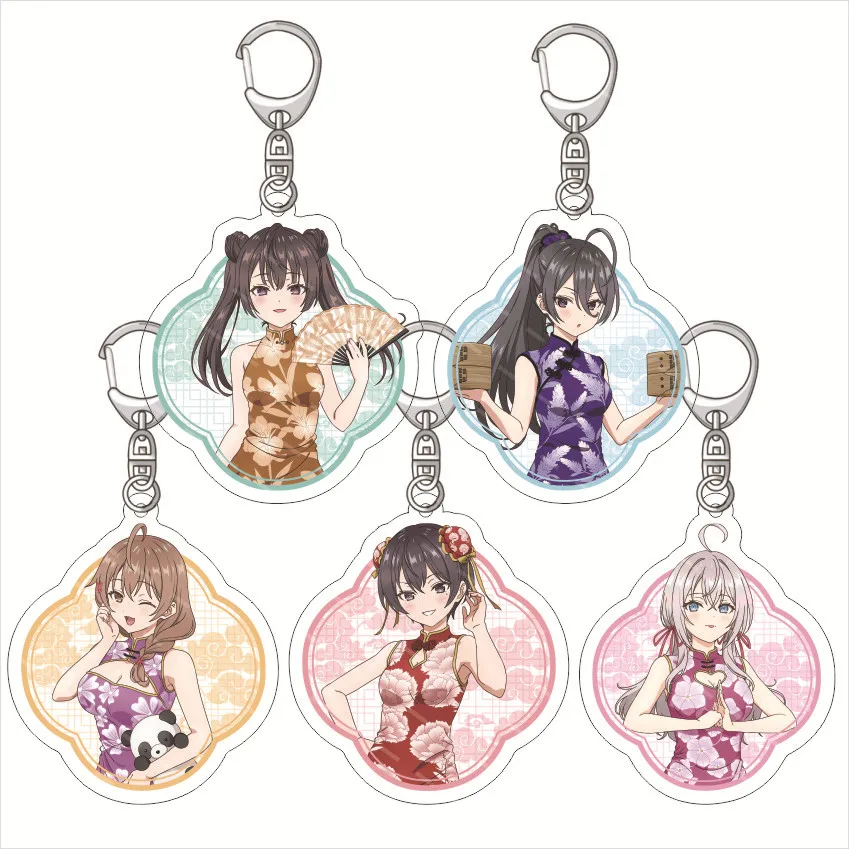 Anime Alya Sometimes Hides Her Feelings In Russian Kuze Masachika Acrylic Figure Keychain Pendant Cosplay Charm Cartoon Keryring