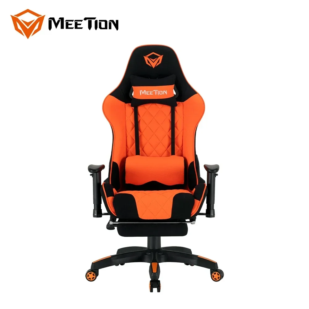 MeeTion CHR25 High Back Ergonomic Recliner Footrest Massage Computer Gamer PC Car Game Racing Seat Gaming Chair