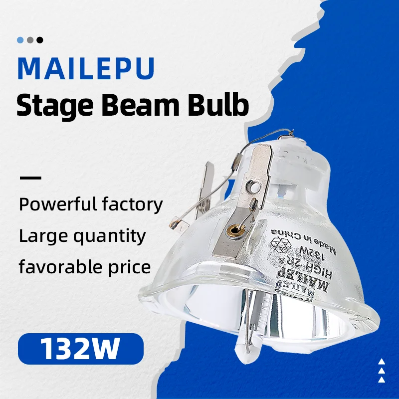 Mailepu Original High Quality 2R 132W Bulb Mobile Head Beam Bulb MSD Sharpy 2R Bulb Platinum Light