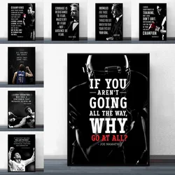 Abstract Celebrity Quotes Motivational Canvas Painting Inspirational Posters and Prints Wall Art Pictures for Living Room Decor