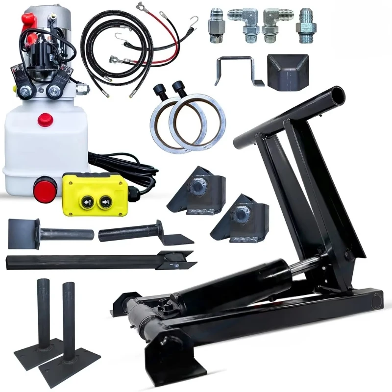 

Small Double Acting Hydraulic Cylinder Dump Truck Kit Dump Truck Trailer Hydraulic Shear Hoist Lift Kit