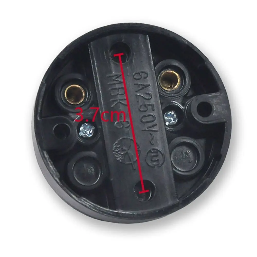 Black Mounted Wall Surface 6A Toggle Switch Light Single-control Switch Button Switch