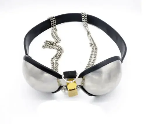Stainless Steel Female Chastity Bra Device Breast Restriction Bandage Sex Toy Underwear for Adult Entertainment view 4