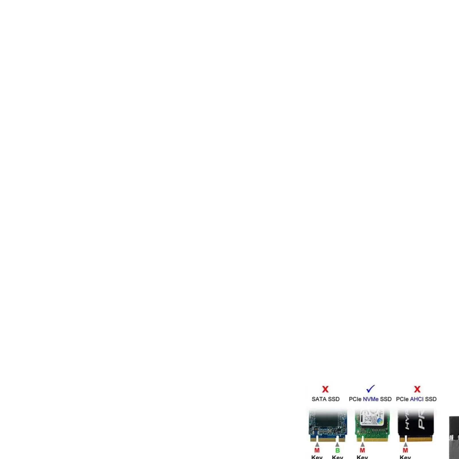 NGFF A+E-Key Male To NVME M-key Female Extension PCI-E 4.0 Riser Card with Bracket M2 WIFI Interface for 2230 2280 NVME SSD