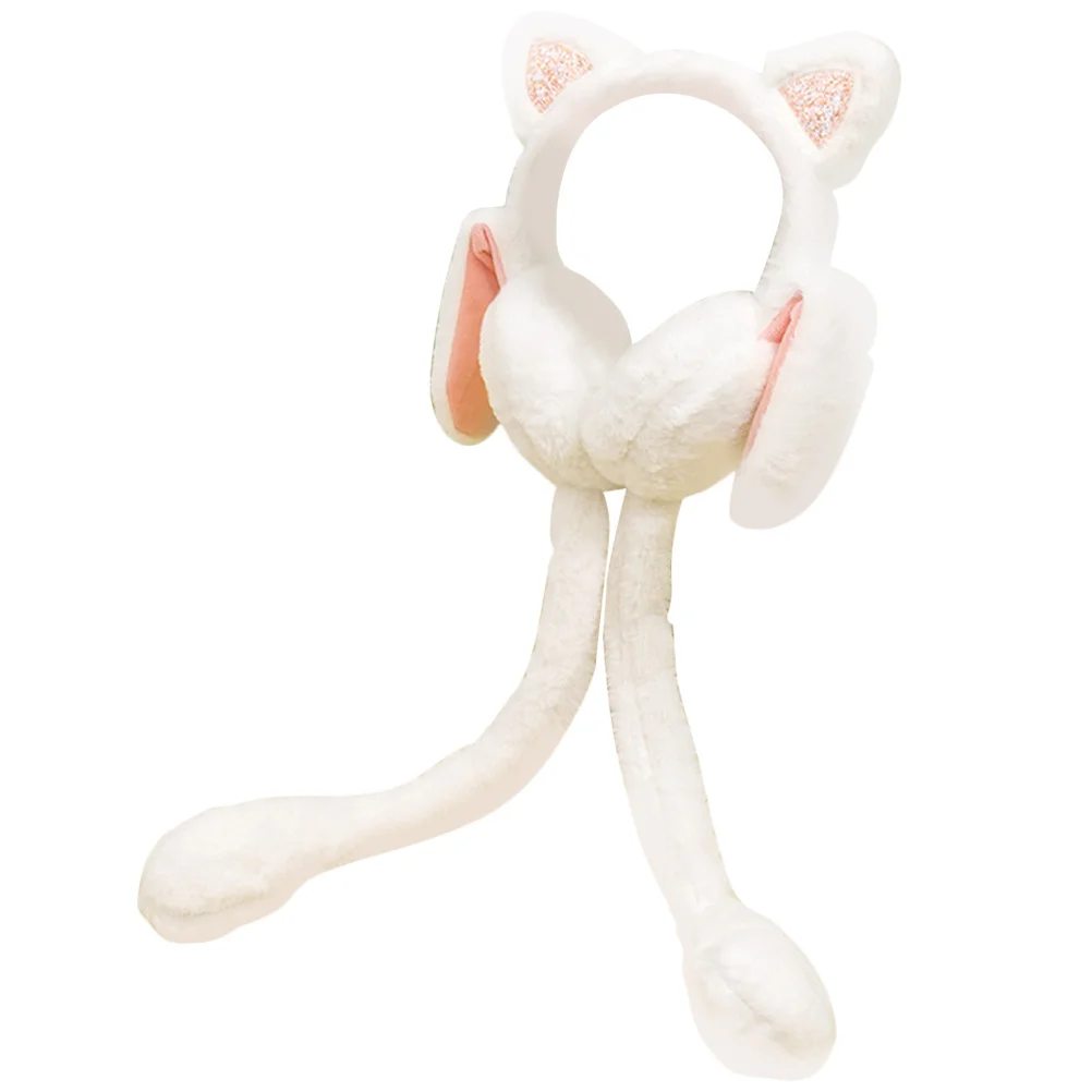 دفئا الشتاء فروي غطاء للأذنين للنساء غطاء دافئ يفشل الشتاء النساء الكرتون فروي الأذن إفشل الأذن أدفأ #5