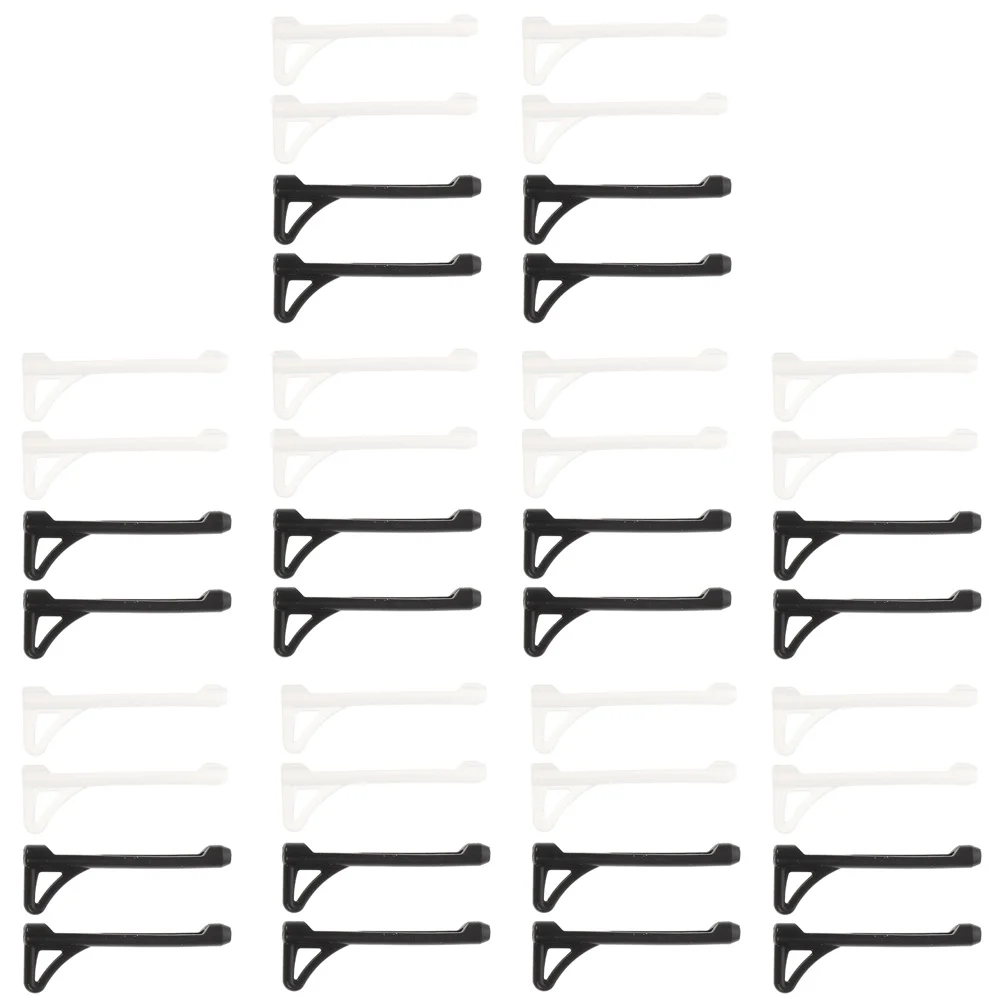 

20 Pairs Non-slip Glasses Temple Cover Durable Accessories Spectacle Ear Grippers Hook Eyeglasses Silica