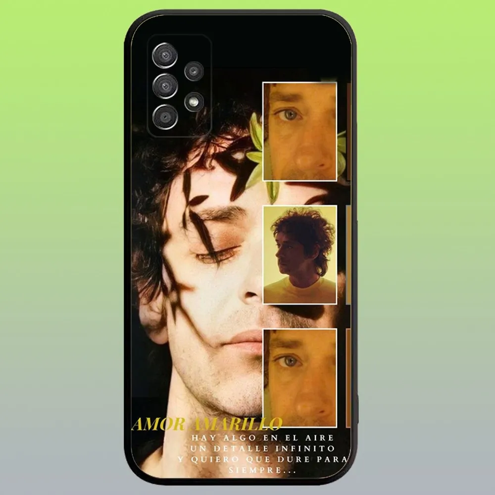 Soda Stereo Gustavo Cerati Phone Case For Samsung Galaxy A20,A21s,A22,A31,A32,A52,A53,A72,73,A80,A91 Soft Black Cover