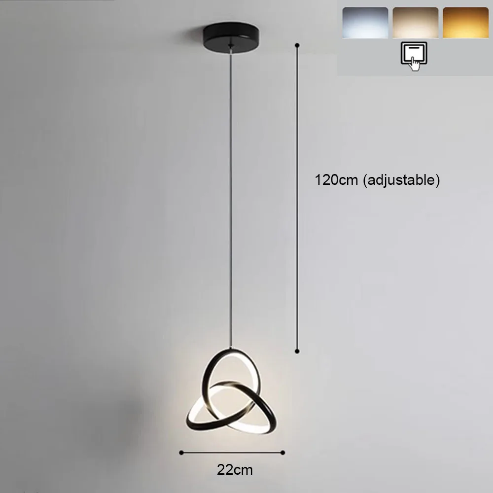 Personalized and Creative Clover Restaurant Pendant Light Nordic Modern and Minimalist Restaurant Hotel Art Bar LEDCeiling Light image 6