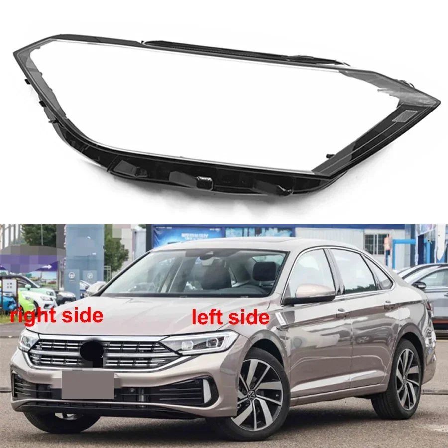 

For Volkswagen VW Jetta (Sagitar) 2022 2023 Car Accessories Headlamp Transparent Cover Lampshade Headlight Shell Lens Plexiglass