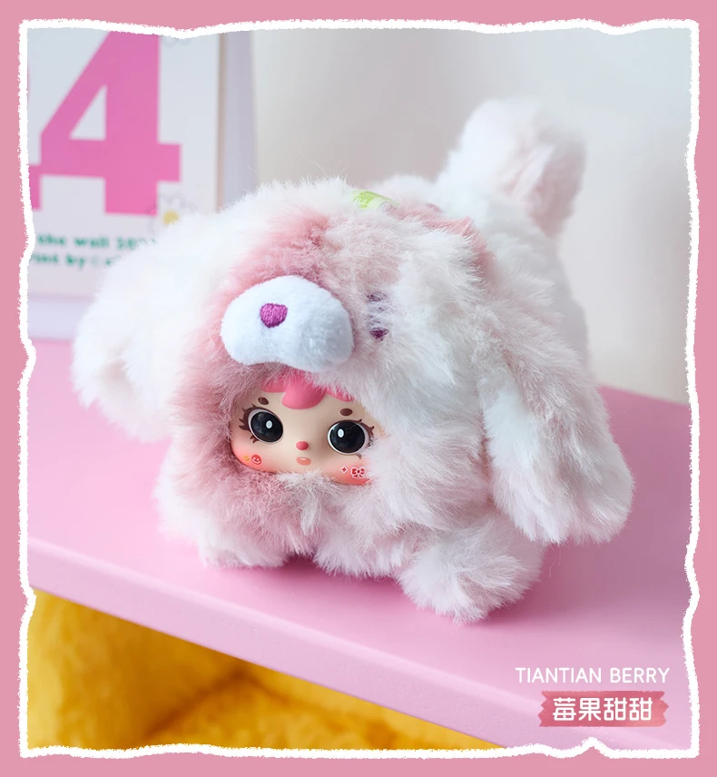 

Genuine Samuel Puppy Cute Series Blind Box Lovely Vinyl Plush Bag Pendant Doll Figure Decor Ornament Mystery Box Birthday Gift