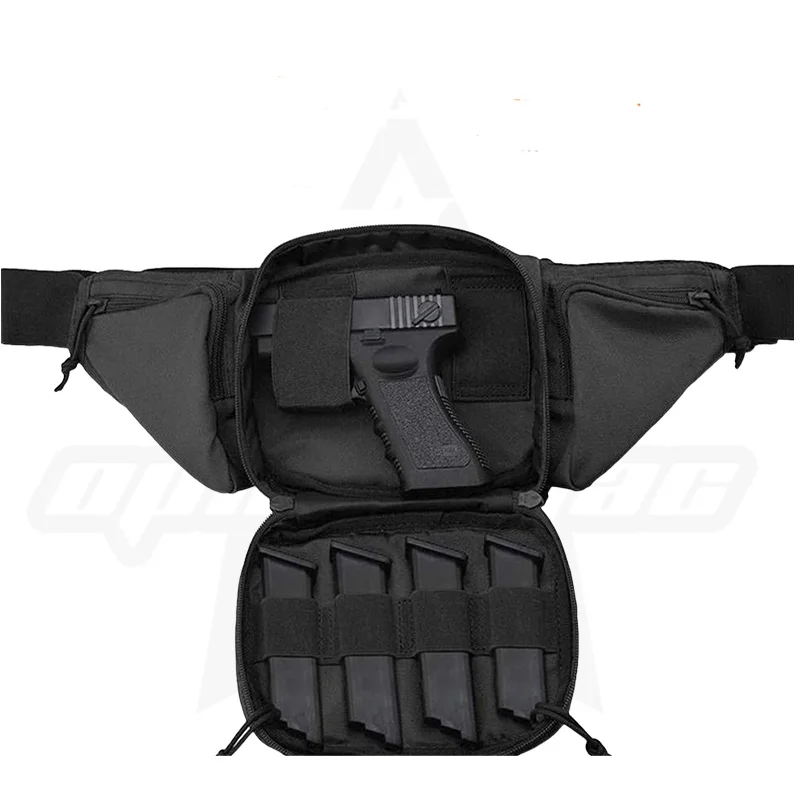 OPHIDIAN Multifunctional waist bag Outdoor cycling storage bag Portable invisible waist hanging gun bag accessory bag image 3