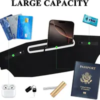Waterproof Running Waist Pack Adjustable Belt Men Women Slim Running Bags Portable Outsides Jogging Gym Sports Cell Phone Pouch 2