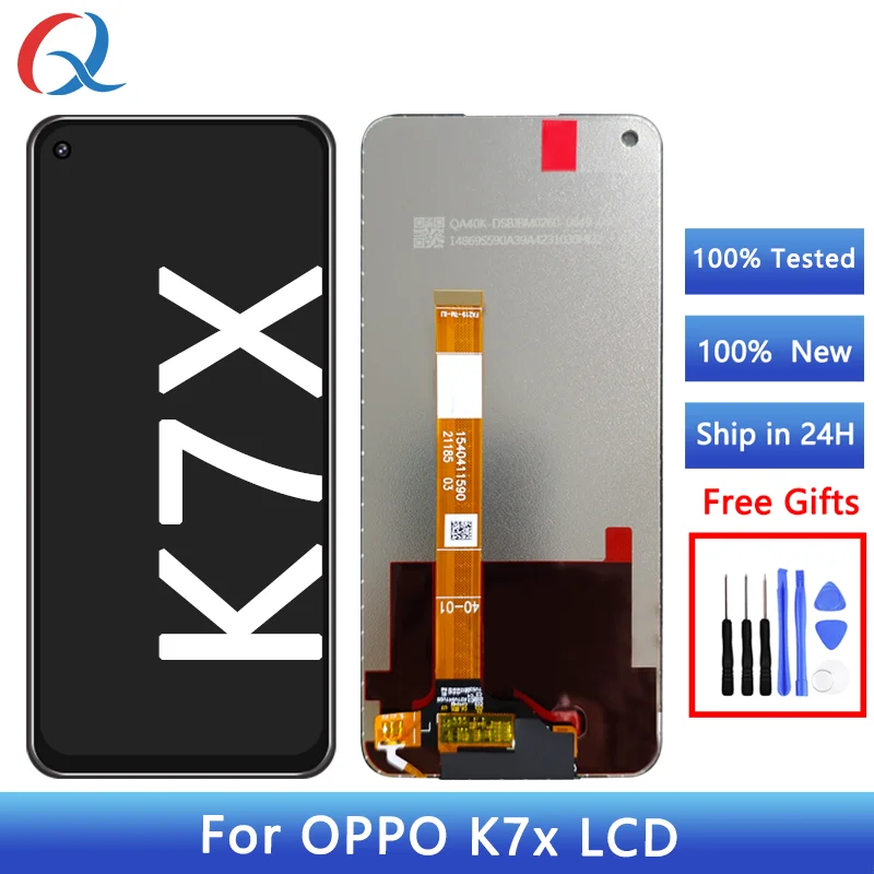 Digitizer Assembly Mobile Phone lcds For OPPO K7x Lcd display pantalla For OPPO K7x Realme Q2 oppo a72 5g screen replacement