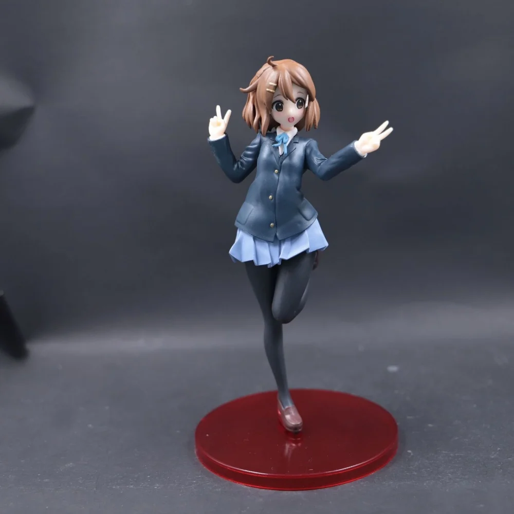 

Anime Character Beautiful Girl Figurine, Hirasawa Yui And Akiyama Mio Standing Figurine Model Desktop Ornament.