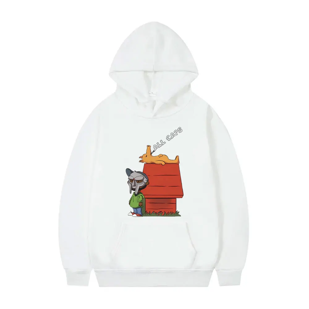 Rapper Mf Doom Quasimoto Graphic Print Hoodie Men Women Cute Funny Anime Cartoon Tracksuit Men's Casual Cozy Sweatshirt Hoodies