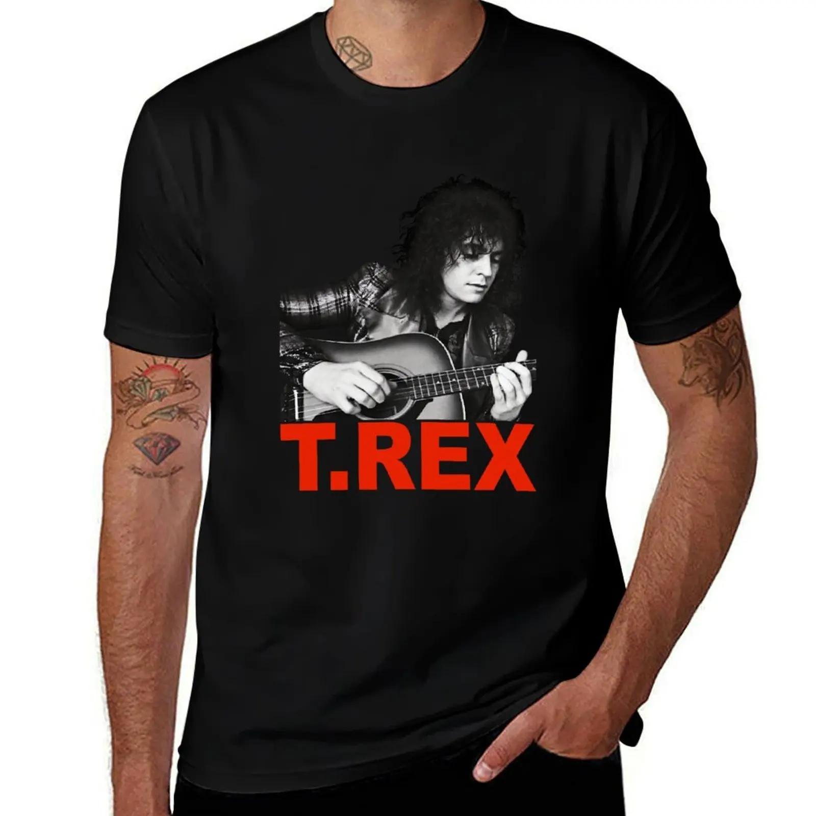 Marc Bolan Singer Classic T-Shirt Casual Street Style Short Sleeve Tee T-Shirt