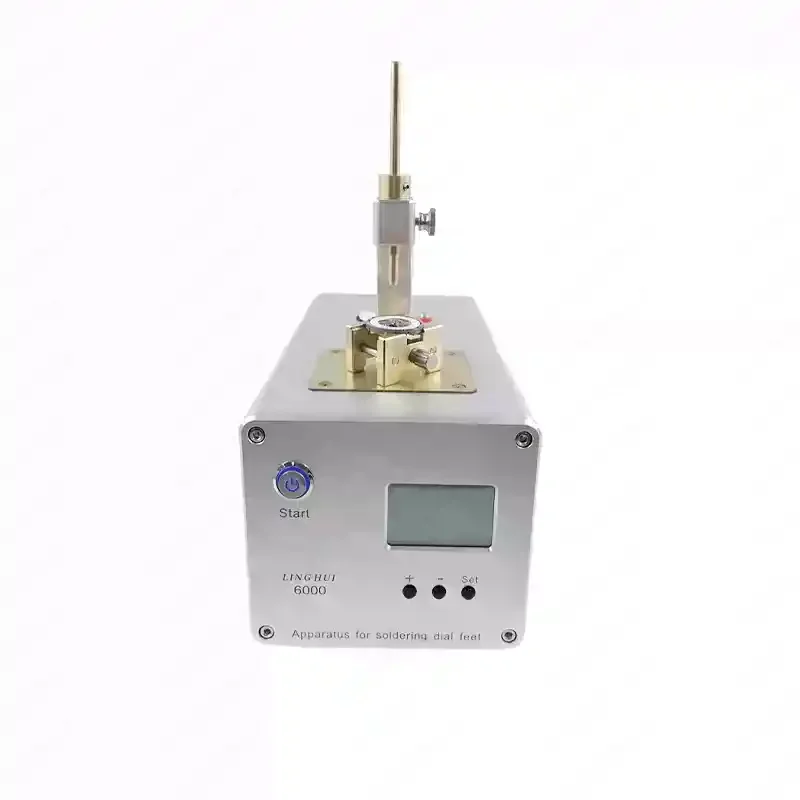 

Tool welding dial literal foot machine, welding spring with solder paste carbon head