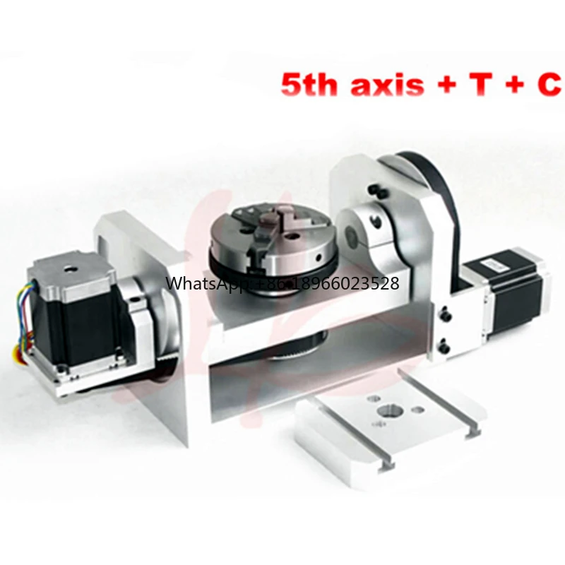 CNC 5th Axis With Chuck For CNC Router