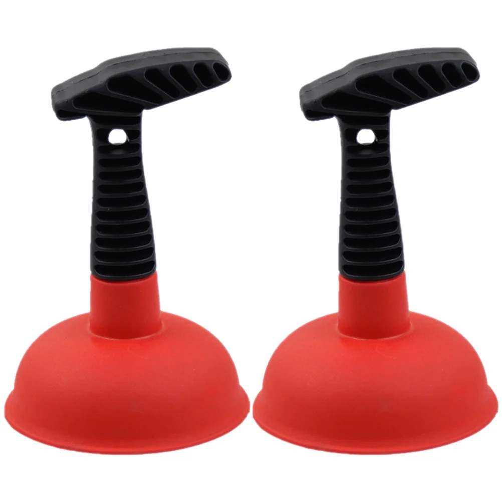 2pcs Small Plunger with Ergonomic Handle Unclog Plungers Kitchen Sink Plungers Household Plungers for Bathroom