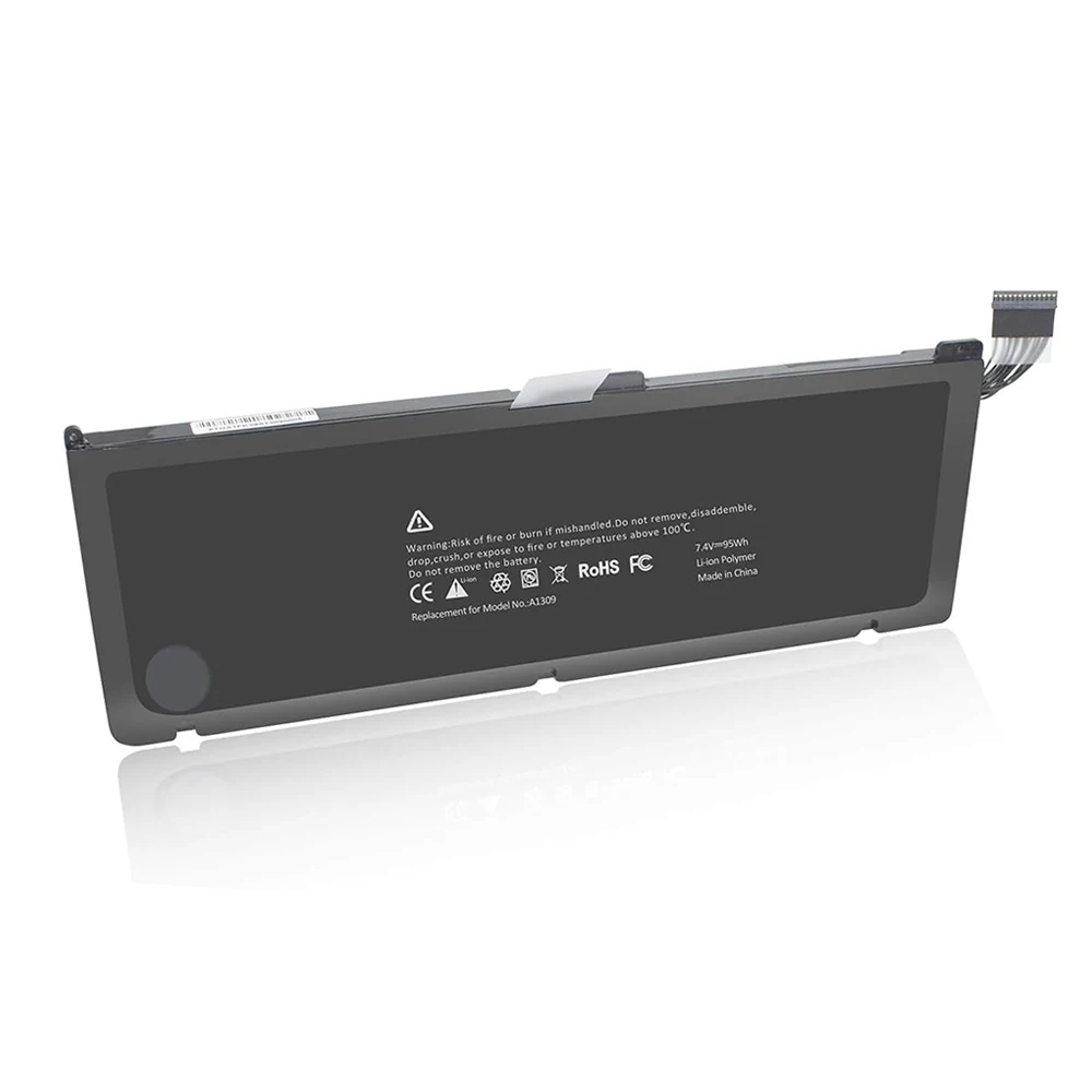 Bateria de substituição para laptop A1309 para MacBook Pro 17 polegadas A1297 (apenas cabe na versão Mid2009 Mid2010 do início de 2009), adequada para MC226/A