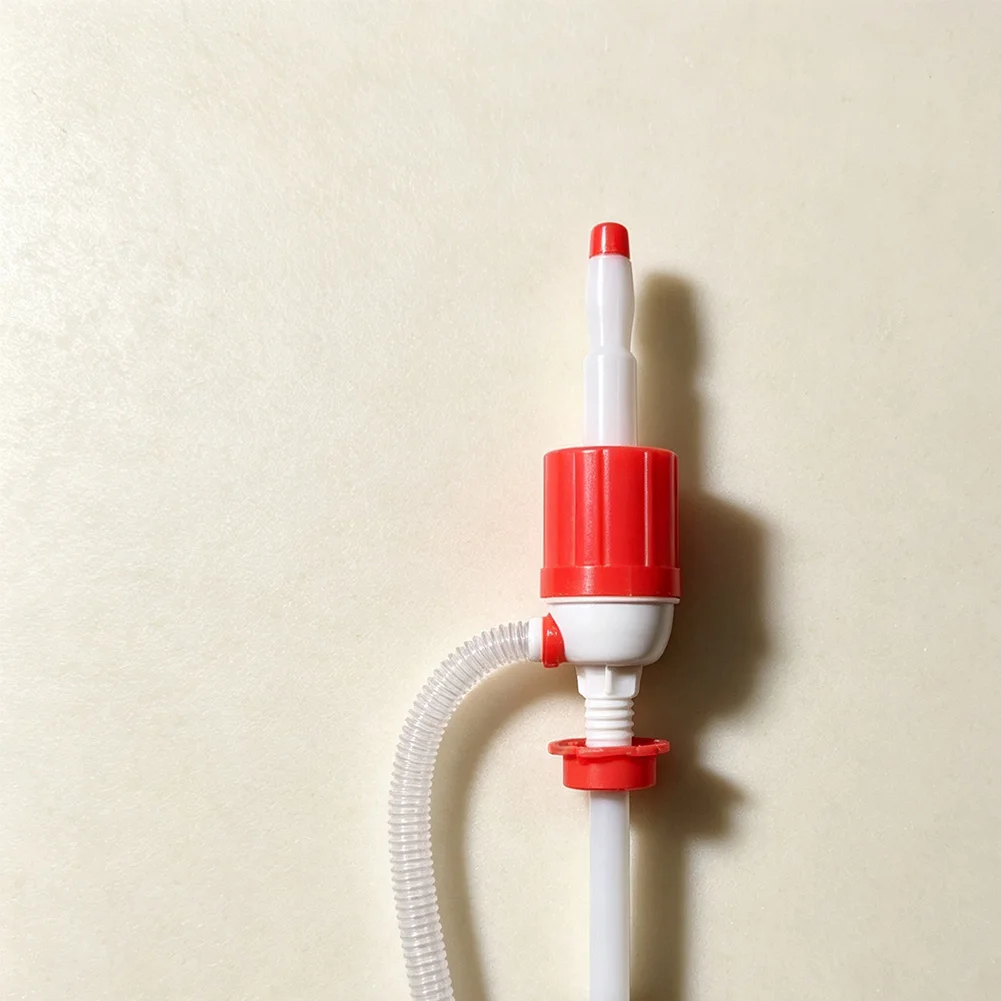 7 For GPM Manual Siphon Drum Pump with 48in PVC Hose Designed for Acid Alkali Fuel Transfer from For 55 Gallon Drums