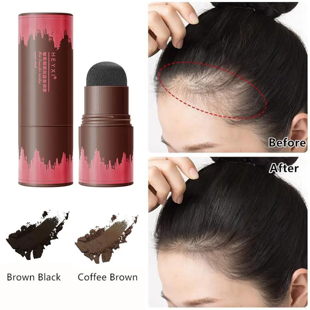 Cubierta de raíz de pelo en polvo de línea de pelo impermeable, sombra de pelo duradera instantánea, maquillaje en polvo, corrector de reparación de cabello largo modificado, W0H5