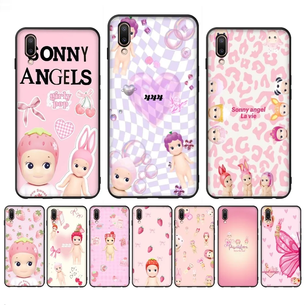 S-Sonny Angel Summer Fruits Phone Case For Redmi Note 4 X 5 A 6 7 8 T 9 9S 10 11 11S 11Epro Poco M3 pro