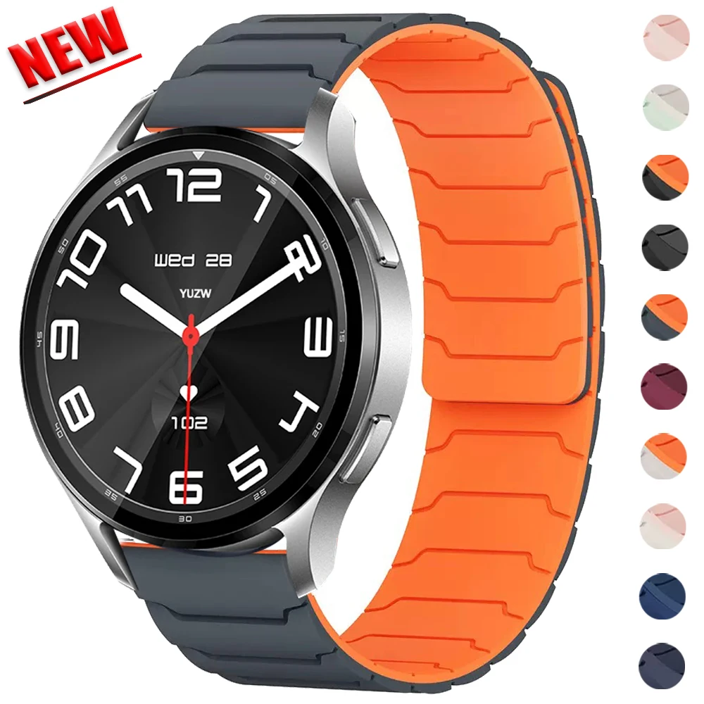 22mm 20mm Magnetic Band For COLMI i28 Ultra Sports Silicone Loop Strap For COLMI P81 P71 P73 P82 C81 C8 Max V68 Bracelet Correa