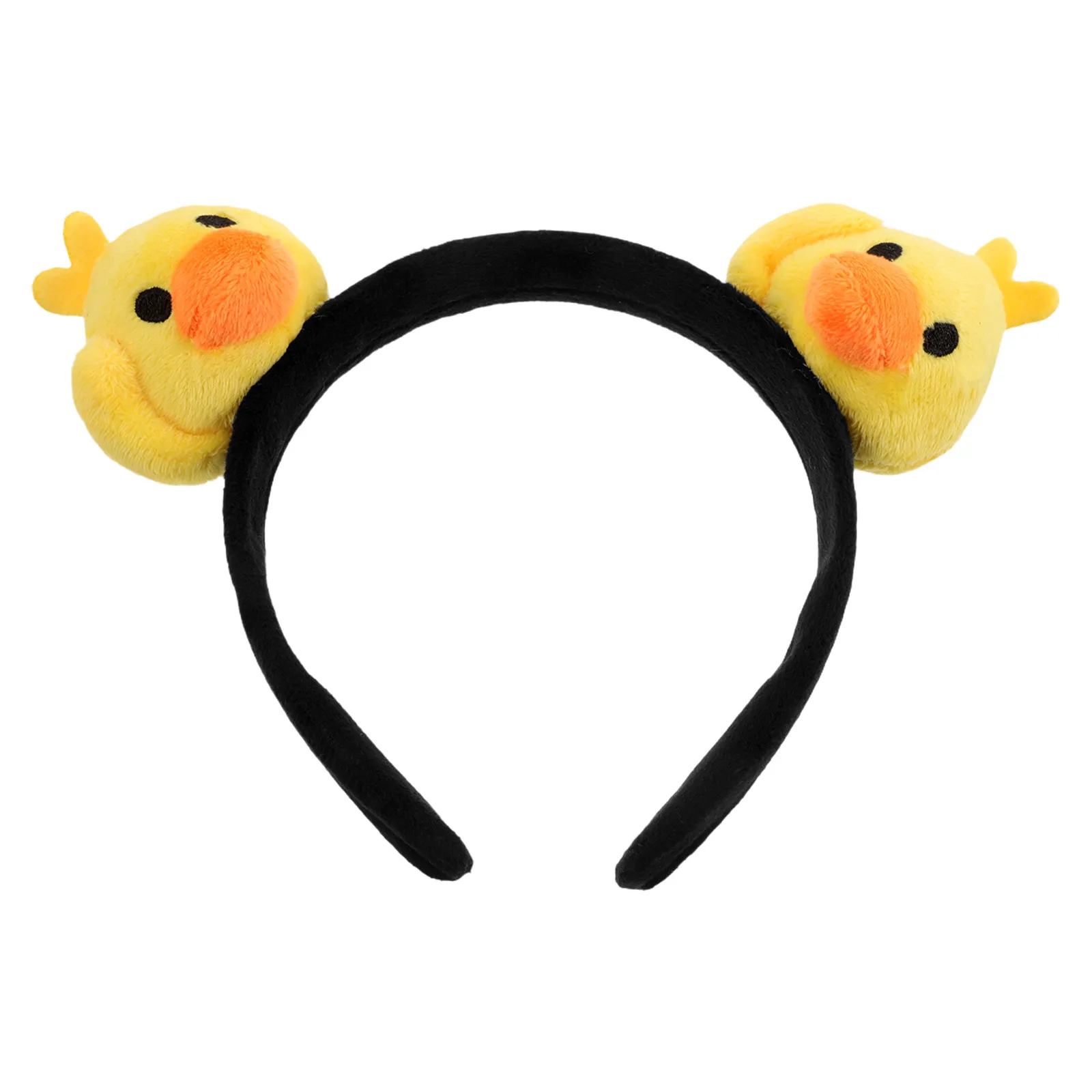 Fabric Duck Hair Hoop Cute Plush Duck Animals Ears Hairband  Spa Skincare Face Washing Headband Hair Hoop