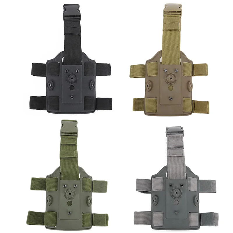 Tactical Drop Leg Gun Holster Airsoft Thigh Platform Case Adapter Hunting Accessory for Glock 17 19 22 26 31 Pistol Holder - view 2