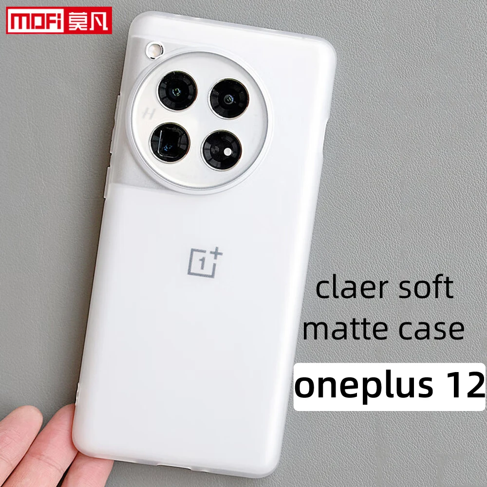 

matte case for oneplus 12 case oneplus 12 cover clear tpu soft Non-Slip silicone ultra-thin slim full coverage oneplus 12 bag