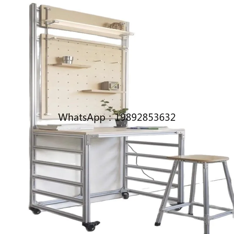 LYY الألومنيوم الشخصي البحرية مجلس رف شاشة Pegboard تخزين الرف الطابق الدائمة المطبخ تخزين الرف خزانة التخزين #5