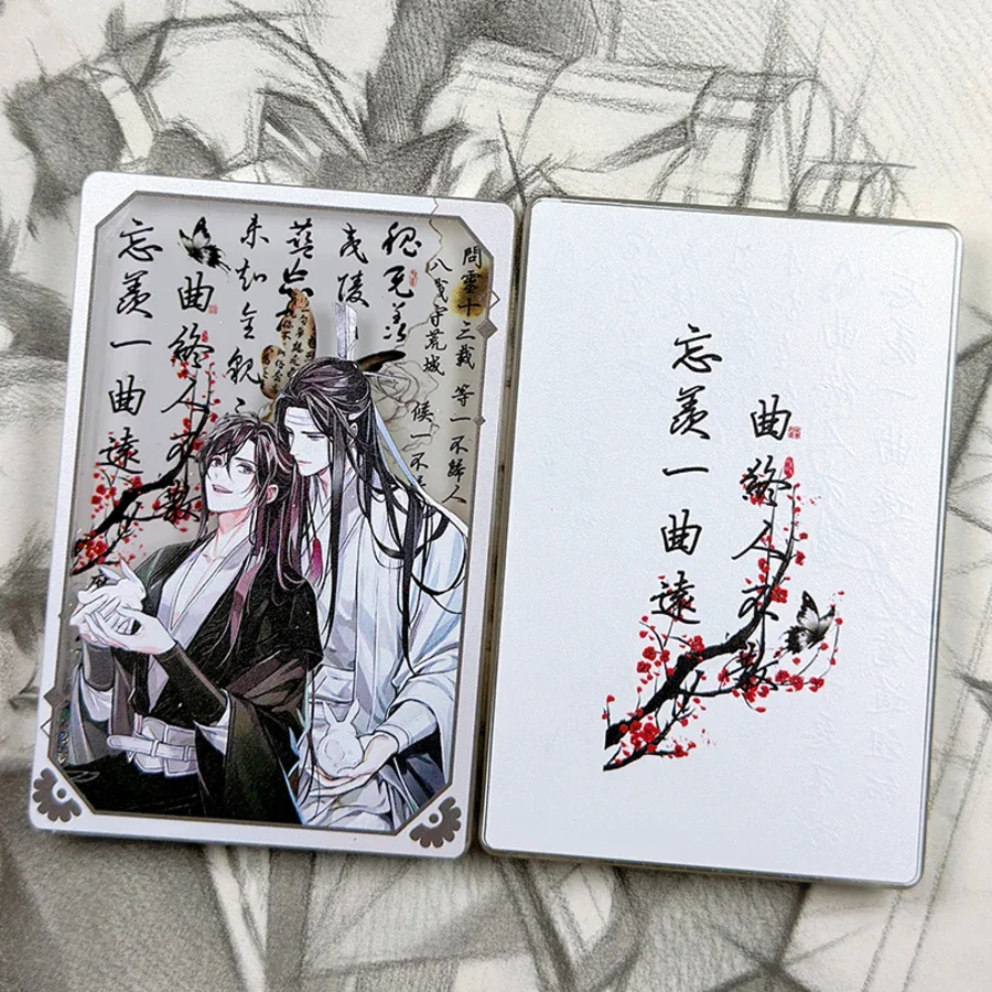 

Anime Grandmaster of Demonic Cultivation WeiWuXian LanWangJi Cosplay quicksand standing sign Ornaments gift