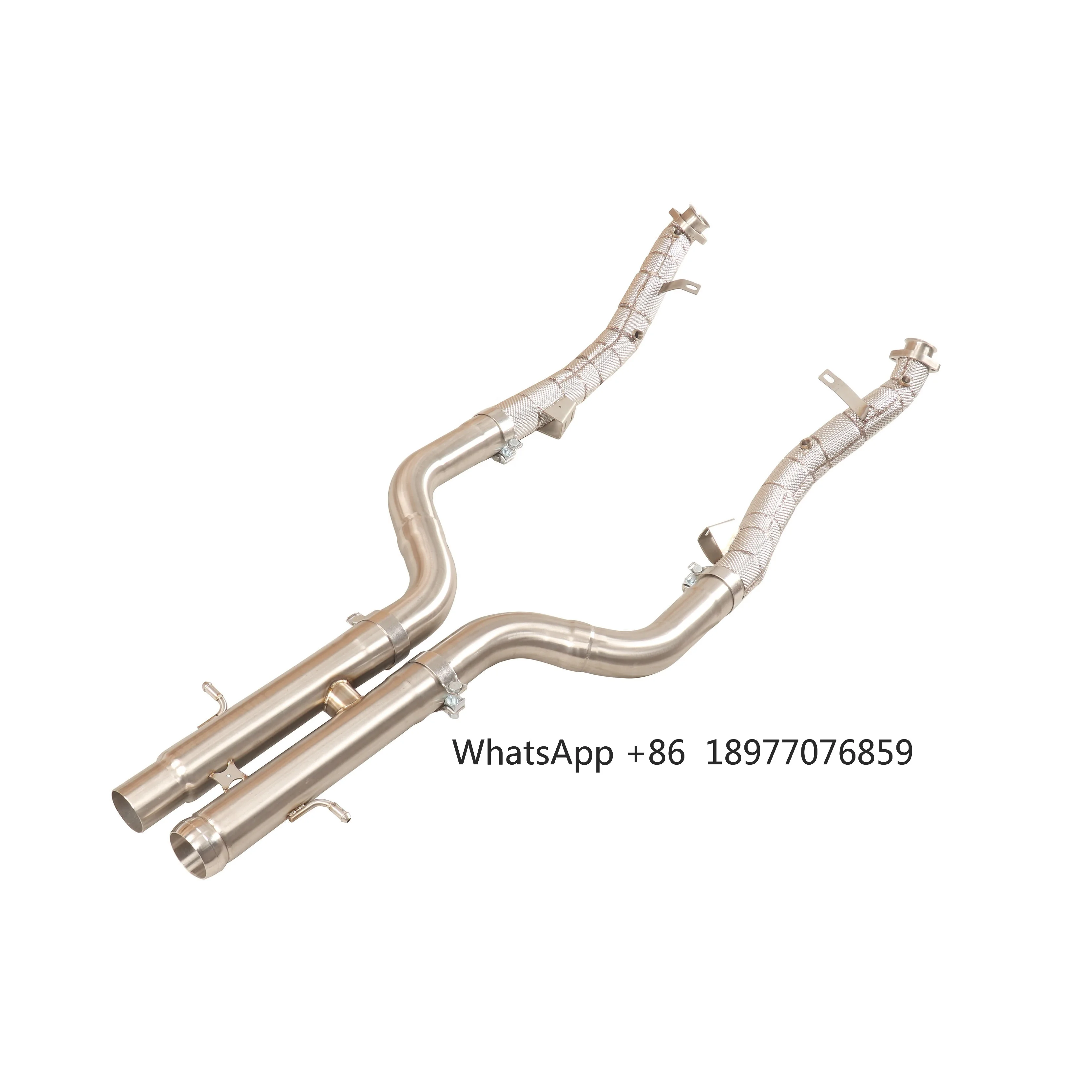 

Downpipes For Mercedes-Benz AMG S63 W221 5.5TT 2011-2015 Ss304 Straight Pipe Free Flow Exhaust Downpipe