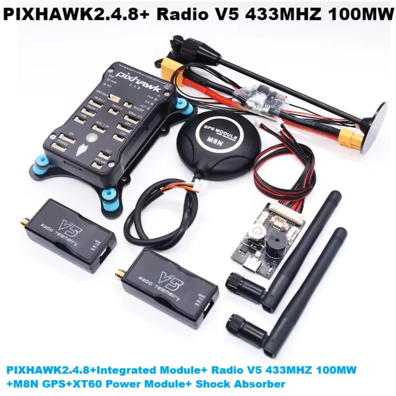 

AN 2.4.8 M8N/M9N/M10 32 Bit Flight Controller Autopilot with 4G SD Safety Switch Buzzer PPM I2C RGB RC Quadcopter Ardupilot/