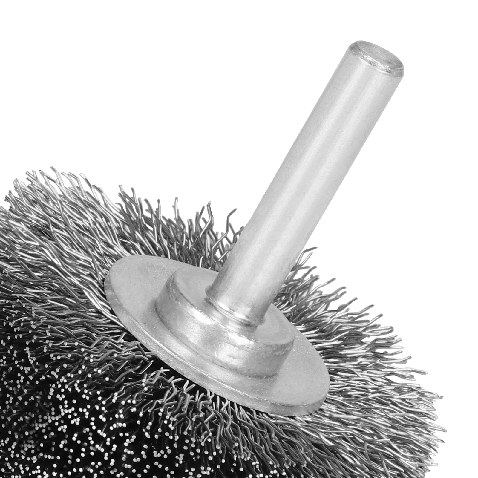 Professional Stainless Steel Wire Brush Wheel 2" 50mm - Rotary Polishing Tool for Metal Rust Removal, Edge Grinding, Deburring image 2