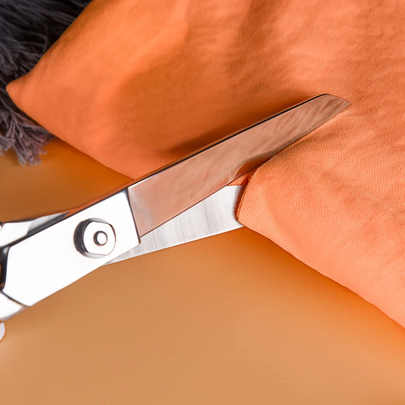 10 Inch Full Steel Professional Tailor Shears, Left & Right Handed Fabric Scissors for Garment Sewing