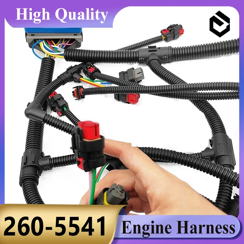 260-5541 C6.6 Engine Wire Harness 2605541 for Caterpilar CAT Engine C6.6 323D E323D Excavator Parts