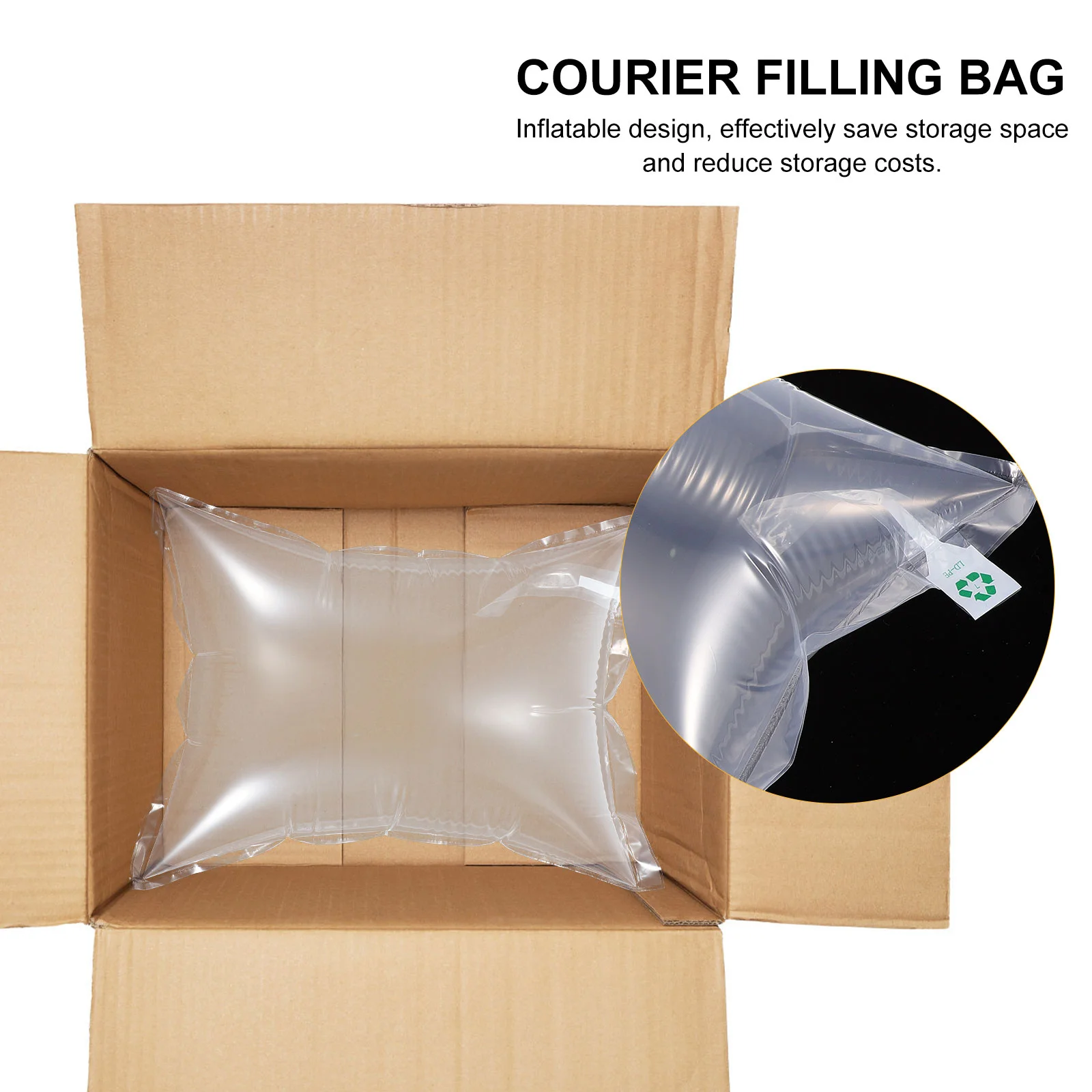 30 PCS Pillow Filling Bag Travel Foam Padding Shipping Air Bags Buffer 30X20X01cm Pe Film Packaging